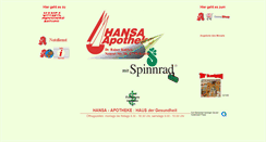 Desktop Screenshot of hansa-apotheke.de